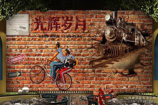 忆青春主题餐厅如何装修设计？